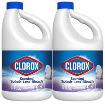 Clorox Splash Less Liquid Bleach Lavender 클로락스 스플래쉬 레스 라벤더 액상 표백제 2.2L 2개 154oz