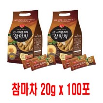 광야식품 뉴 시리얼 귀리 안동 참마차 스틱형 냉온차 30포 2개, 20g, 50개입
