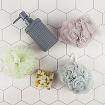 보냄 대왕 샤워볼 60g, 1개, 핑크