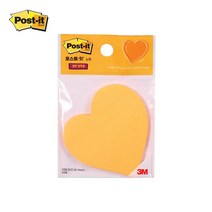 포스트잇 강한점착용 다이컷 노트 76 x 76 mm, 윙크하트, 10개입