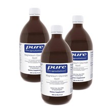 퓨어인캡슐레이션 마그네슘 글리시네이트 액상 16.2 fl. oz. 479ml Pure Encapsulations Magnesium Glycinate Liquid 킬레이트 글리신마그, 3개