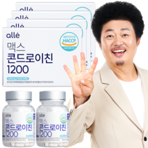 콘드로이친 1200 관절 알레 엔 앤 식약처 인증 90정 추천 윤택 효능, 180정, 4박스