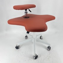 인체공학의자 고관절 척추 편안한 개발자용 사무직 장시간, 14. 티옐로우-자동버전-나일론 화이트 레그