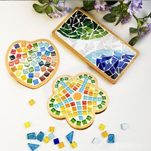 냄비받침대 만들기 컵받침DIY 타일 반제품 만들기재료, 8번, 1개