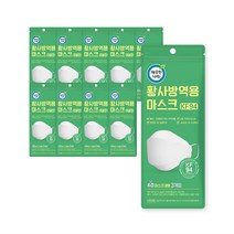 깨끗한나라 끈조절 황사방역마스크 KF94 4겹마스크 대형 3입x10개