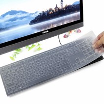 CaseBuy 델 KM636 무선 키보드 및 델 KB216 유선 키보드 및 델 옵티플렉스 5250 3050 3240 5460 7450 7050 및 델 인스피론 AIO 3475/36, Clear