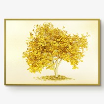 [당일발송] 7일간 추가할인! 황금빛 돈나무그림 재물운 성공운 부르는 풍수그림 프리미엄 액자 9종, 5. 화사한 돈나무