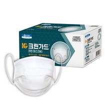 크린가드 크린마스크 일회용 마스크 실끈형 50매 44273