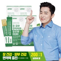 GNM자연의품격 장 피부 면역력엔 먹는 알로에베라겔 젤리스틱, 60포, 20g
