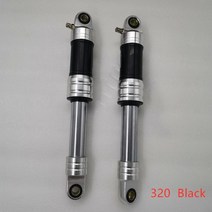 혼다 야마하 스즈키 가와사키 아프릴리아 베넬리 용 유니버설 280mm 오토바이 쇼크 업소버 리어 서스펜션 2, 05 320 black