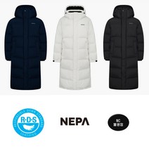 [네파] 베이직한 디자인과 핏의 공용 벨지카 롱 기장 구스 다운 자켓 - 7H72027