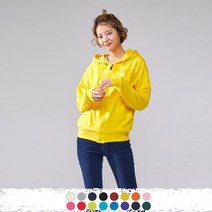 후드 지퍼 티셔츠 2136 남녀공용 단체 인쇄 자수가능