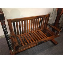 야외 스윙 체어 정원 펜션 흔들 그네 의자 오래된 선목가구 원목 흔들의자 발코니 벤치00, 03 2미터 그네 의자