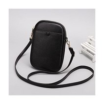 파우치 LDCHNH 휴대전화 가방 여성 여름 심플 레더 작은 캐주얼 미니 메신저 백 폰백 Color B Size 1ps