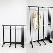 코코디피 국산 D형 블랙 가로50 70 100 옷가게 옷걸이 행거 파이프 철제 튼튼한 헹거, 가로70cm