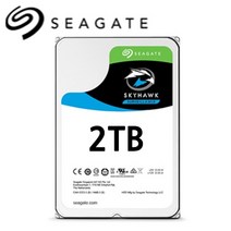 SEAGATE 시게이트 SKYHWAK 스카이호크 정품 DVR NVR 저장 보안 감시 전용 HDD SATA 2TB 64MB (ST2000VX008)