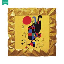 수란 3D 도자기부조 DIY 명화 그리기 세트, 17.5cm*17.5cm, 사람과 개