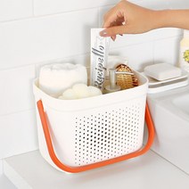 VJSLVKSL 바스켓 욕실 목욕 헬스 화장실 보관 물빠짐 바구니 1P 재고260EA, 퍼니파니쿠팡 오렌지, 퍼니파니쿠팡 본상품선택