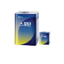 미소페인트]KCC 스포탄 2액형 상도 14kg 옥상방수 우레탄 페인트 코팅, 스포탄상도2액형(14kg)-녹색