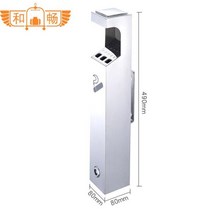 야외 업소용 스탠드 대용량 카페 식당 마트 흡연구역 스텐 쓰레기통 재떨이, S.113B 벽걸이
