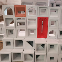 노출콘크리트 아트월 경량 벽돌 블럭 5P세트 친환경 셀프인테리어 빈티지 셀프가벽 외벽 거실 정원 카페, 195x295x100mm