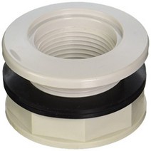Hayward SP1023 1-1/2-Inch FIP Inlet Return Fitting with Locknut and Gasket null, 1, Black