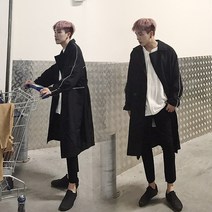 남자 가을 코트 봄 코트 롱 코트 핸드메이드 C0070
