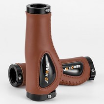 XIHAMA 자전거 핸들 그립 PU 진동감소 MTB 손잡이, 커피브라운