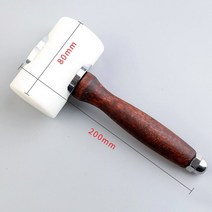 우드카빙키트 가죽 조각 망치 인쇄 도구 3 종류 DIY 공예 소 펀치 절단 바느질 나일론 해머 키트 나무 손잡, 03 C