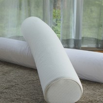 라텍스바디쿠션 천연라텍스 원통형베개 푹신한 편한베개 꿀잠베개, 라이트그레이