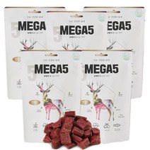 펫프렌즈 메가파이브 150g x5개 강아지/고양이 오메가3 사슴져키간식, 단품