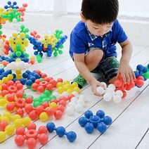 유아 어린이 조카 손주 선물 초대형 눈송이 블럭 80p