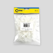 소형 6mm 케이블 전선 고정 배선 새들 클램프 100P 가정용 클립 정리