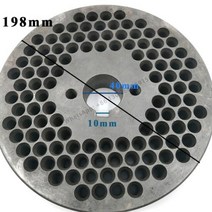 OD 198mm 직경 및 φ25mm8mm 홀 연삭 디스크 펠렛 기계 피드 과립, 5mm Hole
