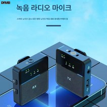 DFMEI 무선 넥 마이크 미니 휴대용 잔향 마이크, SX9 애플 원포인트