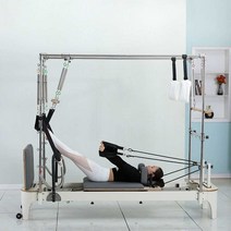 필라테스기구 홈트 체어 온라인 가정용 허리 운동, 반 승강형(고무나무)