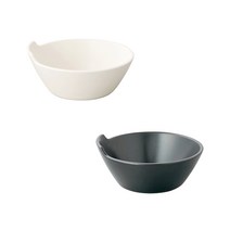 킨토 카코미 볼(앞접시) 140mm - 블랙 화이트