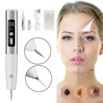 플라즈마 점빼는 기계 얼굴 기미잡티제거 점빼기 페이스 뷰티 케어, 실버, 1개