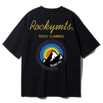 앨빈클로 로키 마운틴 캠핑 오버핏 반팔티 AST3068