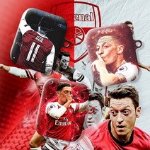 와우박스 주문제작 프리미어리그 아스날 메수트 외질(Mesut Ozil) 축구 선수 에어팟 버즈 무선 이어폰 케이스, 유광 하드케이스, 에어팟(1세대/2세대)