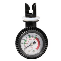 공기주입카약 고무보트 미니 급류카약 투어링 공기 압력 게이지 5 psi 공기 온도계, 검은색