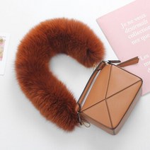 월수금화목토 박민영 최상은 60cm 리얼 폭스 퍼 모피 핸드백 숄더 스트랩