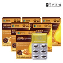 한미양행 호주산프로폴리스 면역력높이는 만성 염증 영양제 600mg30캡슐6박스