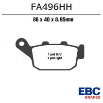 EBC 13- GW250 리어 브레이크패드 FA496HH