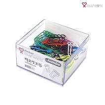 바이하츠 점보 발모양크립 JFC 대용량 25개입 문서정리 클립