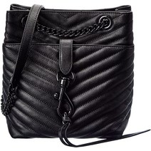 Rebecca Minkoff 레베카 밍코프 Edie 버킷 크로스바디백(블랙)