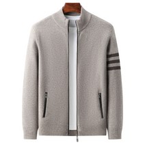 남성 울 스웨터 봄가을 캐주얼 풀 울 가디건 코트 캐시미어 스웨터