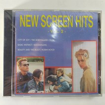 (중고CD)(미개봉) 뉴 스크린 히트 2. NEW SCREEN HITS VOL.2 시티 오브 조이. 보디 가드. 러쉬. 원초적 본능. 부매랑. 미녀와 야수..., 1