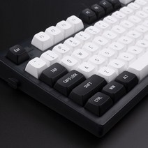CSA PBT 염료승화 키캡 150키, black and white