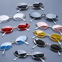 달자샵 트렌디함의 끝 레트로 마이콜 안경 인싸 선글라스, 1Pcs, 레드